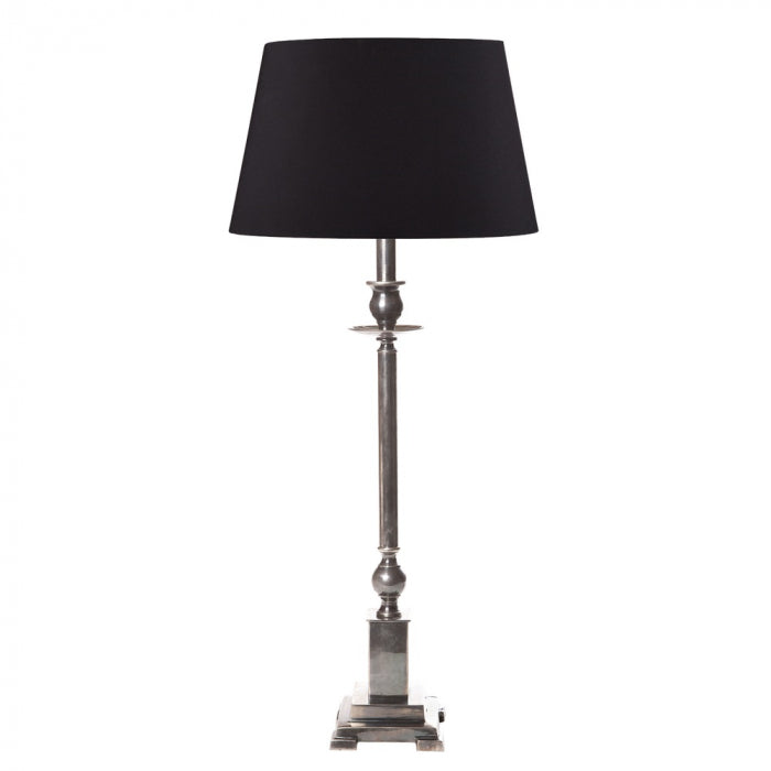Canterbury Table Lamp Base Ant.Silver - Magins Lighting Table Lamps Usually dispatches within 2-3 days. Please contact us to confirm prior to placing your order. Magins Lighting 