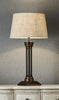 Hudson Table Lamp Base Bronze - Magins Lighting Table Lamps Usually dispatches within 2-3 days. Please contact us to confirm prior to placing your order. Magins Lighting 