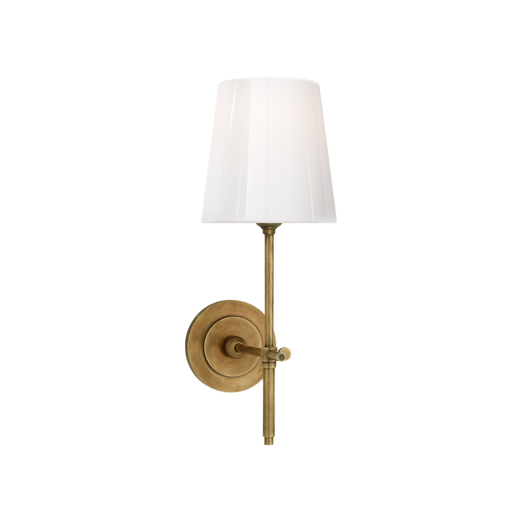 Bryant Wall Sconce with White Glass Shade