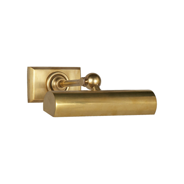 Cabinet Maker's Picture Light | Small | Aged Brass