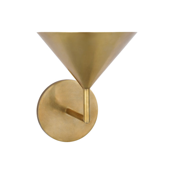 Orsay Small Single Sconce | Aged Brass