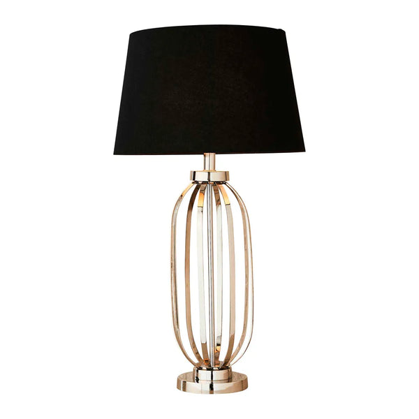 Parrot Island Table Lamp | Polished Nickel