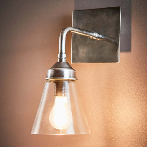 Basel Wall Lamp in Silver - Magins Lighting Interior Wall Lamps Usually dispatches within 2-3 days. Please contact us to confirm prior to placing your order. Magins Lighting 