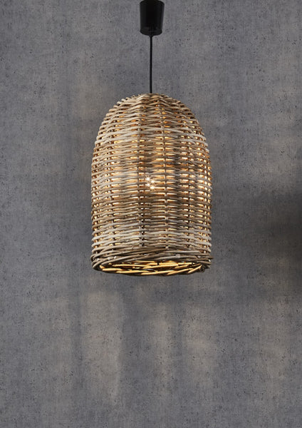 Rattan Bell Pendant Light - Small - Magins Lighting Pendant Usually dispatches within 2-3 days. Please contact us to confirm prior to placing your order. Magins Lighting 