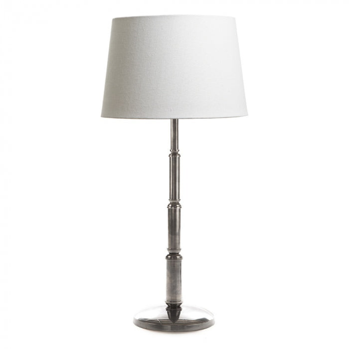 Chapman Table Lamp Base Antique Silver - Magins Lighting Table Lamps Usually dispatches within 2-3 days. Please contact us to confirm prior to placing your order. Magins Lighting 
