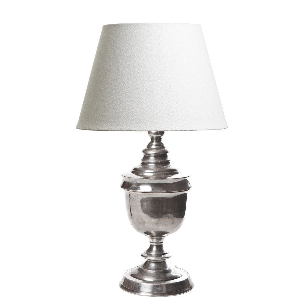 Sheffield Table Lamp / Aged Nickel - Magins Lighting Table Lamps Usually dispatches within 2-3 days. Please contact us to confirm prior to placing your order. Magins Lighting 