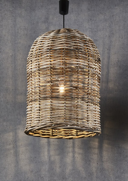 Rattan Bell Pendant Light - Large - Magins Lighting Pendant Usually dispatches within 2-3 days. Please contact us to confirm prior to placing your order. Magins Lighting 