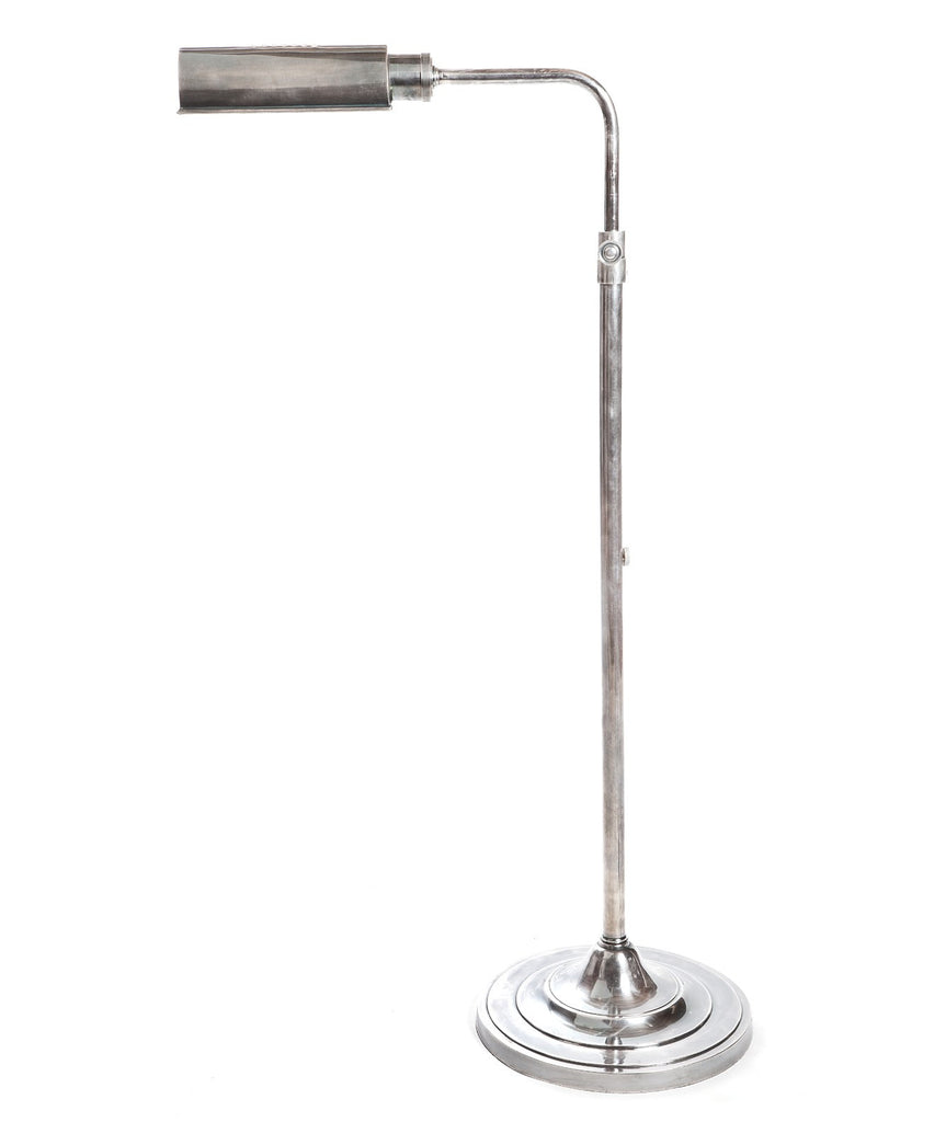 Brooklyn Floor Lamp - Aged Nickel - Magins Lighting Desk & Floor Lamps Usually dispatches within 2-3 days. Please contact us to confirm prior to placing your order. Magins Lighting 