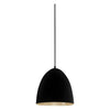 Egg Pendant | Black & Silver - Magins Lighting Pendant Usually dispatches within 2-3 days. Please contact us to confirm prior to placing your order. Magins Lighting 