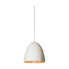 Egg Pendant | White & Brass - Magins Lighting Pendant Usually dispatches within 2-3 days. Please contact us to confirm prior to placing your order. Magins Lighting 