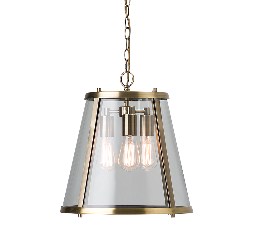 Dijon | Large | Aged Brass - Magins Lighting Ceiling Lantern Magins Lighting Magins Lighting 