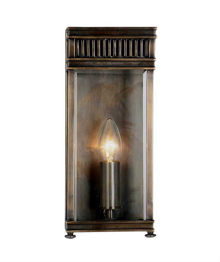 Holborn Wall Lantern | Small | Bronze - Magins Lighting Exterior Wall Lamps Lead Time: 5 - 6 Weeks Magins Lighting 