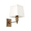 Lexington Single | Aged Brass | White Shade - Magins Lighting Interior Wall Lamps Lead Time:8 - 10 Weeks Magins Lighting 