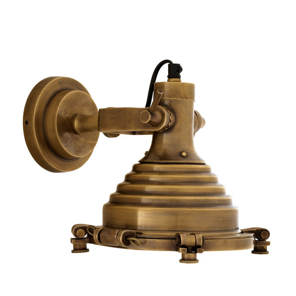 Maritime Wall Lamp - Aged Brass - Magins Lighting Interior Wall Lamps Lead Time: 5 - 6 Weeks Magins Lighting 