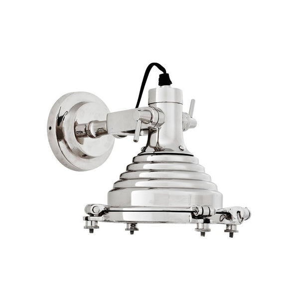 Maritime Wall Lamp | Polished Nickel - Magins Lighting Interior Wall Lamps Lead Time: 5 - 6 Weeks Magins Lighting 