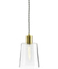 Parlour | Round - Round | Aged Brass - Magins Lighting Glass Pendant Lead Time: 1 - 2 Weeks Magins Lighting 