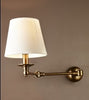 Portland Swing Arm | Aged Brass (shade included)