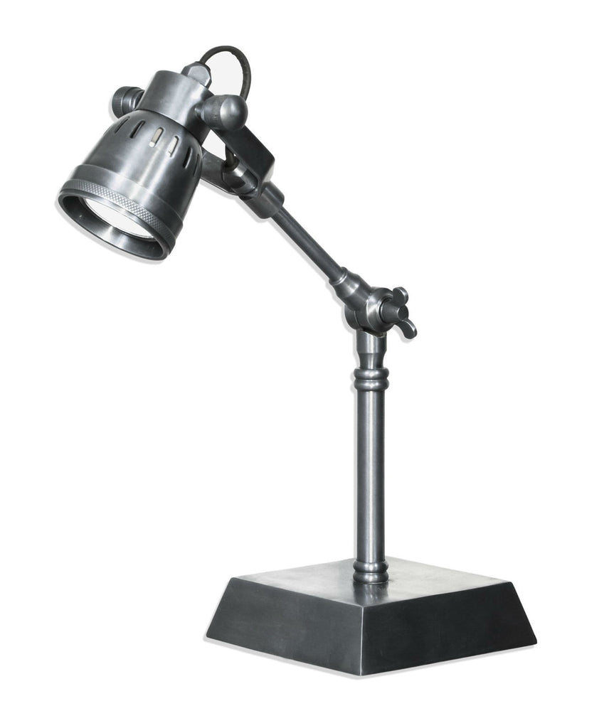 Seattle Desk Lamp - Aged Nickel - Magins Lighting Desk & Floor Lamps Usually dispatches within 2-3 days. Please contact us to confirm prior to placing your order. Magins Lighting 