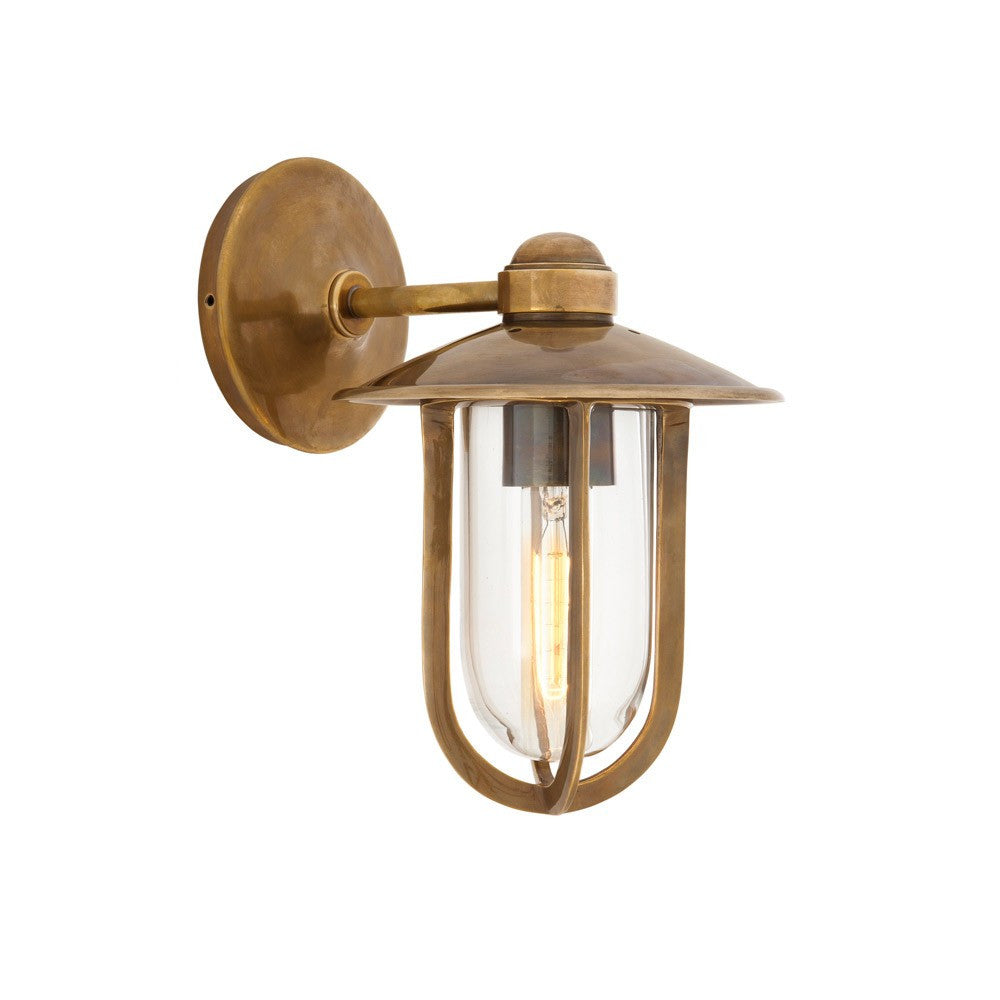 Seg Harbour Wall Lamp | Aged Brass - Magins Lighting Interior Wall Lamps Lead Time: 5 - 6 Weeks Magins Lighting 