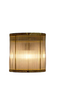 Verre Wall Sconce Curved | Aged Brass
