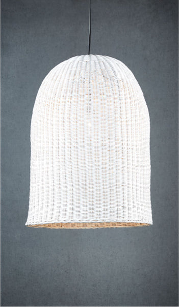 Bowerbird Wicker Pendant - White - Magins Lighting Pendant Usually dispatches within 2-3 days. Please contact us to confirm prior to placing your order. Magins Lighting 