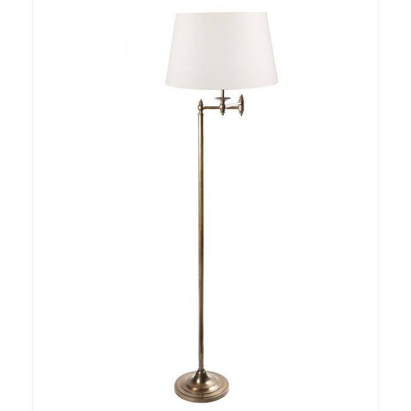 Macleay Floor Lamp | Aged Brass - Magins Lighting Floor Lamp Usually dispatches within 2-3 days. Please contact us to confirm prior to placing your order. Magins Lighting 